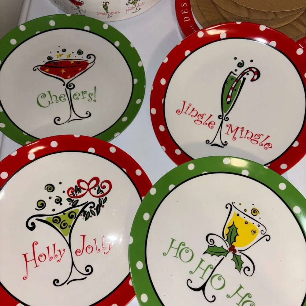🐠 Holly Jolly Desert Plates 4